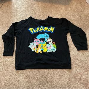 Black Pokemon Starter Sweatshirt